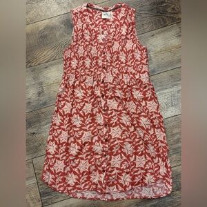 Knox Rose Red and White Floral Midi Dress‎